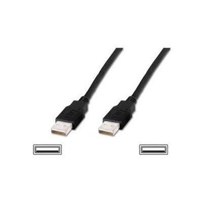 Digitus AK-300101-050-S USB A/samec na A/samec, černý, Měď, 5m