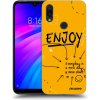 Picasee silikónový čierny obal pre Xiaomi Redmi 7 - Enjoy