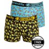 Pánske boxerky Meatfly Balboa Double modrá/čierna S