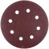 Výsek Worcraft DS08-180-01, do brúsky na sadrokartón, 190 mm, 8 dier, brúsny, okrúhly, P220, bal. 5