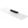 Nimco Polica do kúpeľne a sprchy 60 cm – sklo čierna Nikau NKC-30091B-60-90