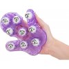 Masážna rukavica Roller Balls Massager purple