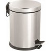 Kôš odpadkový kovový pedálový 5L nerez