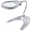 Verk 09010 Stolná lupa s podstavcom 2 x LED