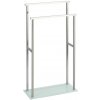 Wenko | WENKO 23438100 - Stojan na uteráky DEBAR 20x83 cm nerezová oceľ/satén/biela | WE0074