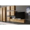 Cama Meble Obývačka VIGO 24 latte mat/biely lesk x 180 cm x 40 cm