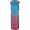 ion8 Fľaša na pitie Leak Proof Motivator Blue and pink 1000 ml