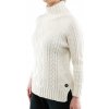 Newland dámsky sveter biely klasický do polovice stehna veľkosť XS