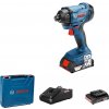 Bosch Akumulátorový rázový uťahovač GDR 180-LI, kufor, 2x aku 06019G5123
