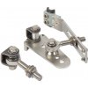 LOCINOX® EXCENTRO set naváracích mimoosových závesov M16, otvárateľné 180° do svahu, nastaviteľné 3D, čiastočne pozinkovaný, cena za set
