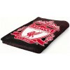 Liverpool FC Deka Liverpool FC, červeno-čierna, fleece, 100x150 cm