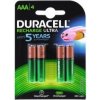 Duracell Nabíjacie batérie AAA mikro NiMH-akumulátor 900mAh 4ks v balenie - Duralock Recharge Ultra 1,2V - originálny