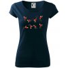 Parkour abeceda - Dámske tričko Pure - XL ( Tmavomodrá (takmer čierna) )