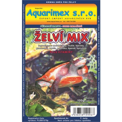 Aquarimex Mix pre vodné korytnačky mrazené 100 g