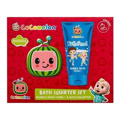 Cocomelon Bath Squirter Duo Set dárková sada: pěna do koupele Bathtime! Bubble Bath 150 ml + hračka do vany pro děti