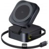 Bezdrátová nabíječka 2v1 Baseus PicoGo Series Qi2 67W kompatibilní s MagSafe černá P10276800123-00