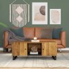 Konferenčný stolík 100x54x40 cm masívne mango, spracované drevo-ForU-351953