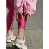 Lesklé sťahujúce legíny GIGI-SIM Fashion Farba: Ružová, Veľkosť: S
