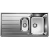 Blanco LEMIS 6 S-IF nerez kartáčovaný s excentrom