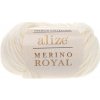 Pletacia vlna Alize MERINO ROYAL 062 smotanová