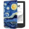PROTEMIO 75399 ART Zaklápacie puzdro pre Pocketbook 629 Verse / Pocketbook 634 Verse Pro STARRY SKY