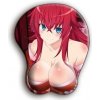 Herná podložka pod myš Highschool DxD – Rias s 3D podpierkou zápästia