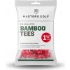 Masters Bamboo Graduated Tees 1 1/4 Bag 25ks červená