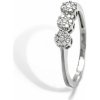 Blink-Blink Elegantný diamantový prsteň z bieleho zlata 0.18 ct 1464BDG