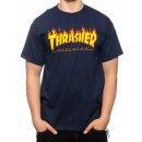 Thrasher Flame Logo navy blue