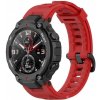 Silikónový remienok pre Amazfit T-Rex - Červený