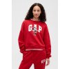 Dámska mikina s logom GAP 781576 Farba: Červená, Veľkosť: M