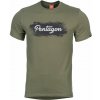 Tričko Pentagon Grunge s potlačou - oliva (Kvalitné bavlnené tričko s krátkym rukávom od Pentagonu)