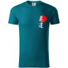Judo Japan vlajka - Tričko z organickej bavlny - 3XL ( Petrolejová )