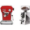 Ascaso Dream ONE, Love Red + Eureka Mignon Specialita Compatto, CR chrome