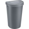 PLAST TEAM - Kôš odpadkový 45 l šedý Seattle