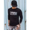 Dstreet pánska mikina s potlačou DENIM khaki bx5358