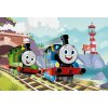 TREFL Puzzle Mašinka Tomáš: Tom a Percy na koľajniciach MAXI 24 dielikov