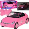 JOKO RC Ružové Auto Kabriolet pre bábiky s LED svetlom na diaľkové ovládanie a USB nabíjačkou