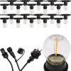 Záhradná vonkajšia svetelná reťaz Girland 10m 20xE27 LED 1,3W Kobi