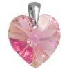 iŠPERKY Strieborný prívesok srdiečko Swarovski ID|106988