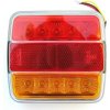 KT Trade | LED Multifunkčné zadné svietidlo MULTI LED/1,5W/12V IP65 červená/oranžová | KT0029