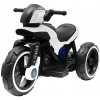 Detská elektrická motorka Baby Mix POLICE biela