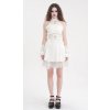 Devil Fashion šaty White Gothic Sexy Cut Out