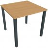 Hobis Pracovný stôl Uni, 80x75,5x80 cm, buk/čierna