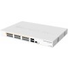 MikroTik Cloud Router Switch CRS328-24P-4S+RM, 24x GbE PoE/PoE+, 4x SFP+, RouterOS/SwOS, L5, PSU, 1U (PoE budget 450W)