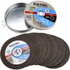 Extol Premium 8808101 - Kotúč rezný na oceľ a antikoro 10ks, 115x1,0mm