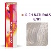 Wella Professionals Color Touch Rich Naturals farba 8/81 Light Blonde Pearl Ash 60 ml