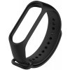 Beweare Náhradný silikónový náramok pre Xiaomi Mi Band 4 / Mi Band 3 - čierny