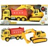 CARS&TRUCKS Sklápač s rýpadlom 36 cm
