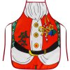 Ruhhy Vianočná kuchynská zástera Santa Claus, 92×51 cm